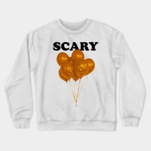 SCARY: Pumpkin Balloon Streetwear Crewneck Sweatshirt